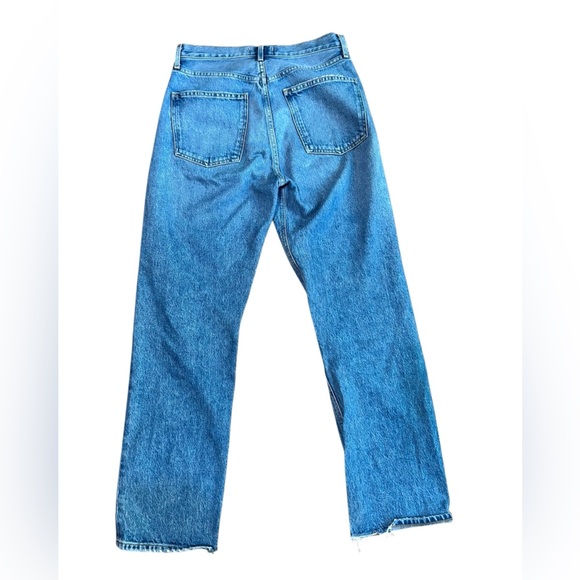 Agolde Womens 90s Loose Fit Jean Portal Button Fly High Rise Medium Wash Size 25 - Picture 8 of 9